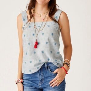 Carve Designs Liv Eyelet Top NWOT